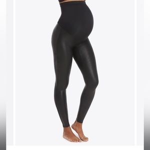 Mama Faux Leather Leggings